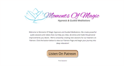 Desktop Screenshot of momentsofmagic.com